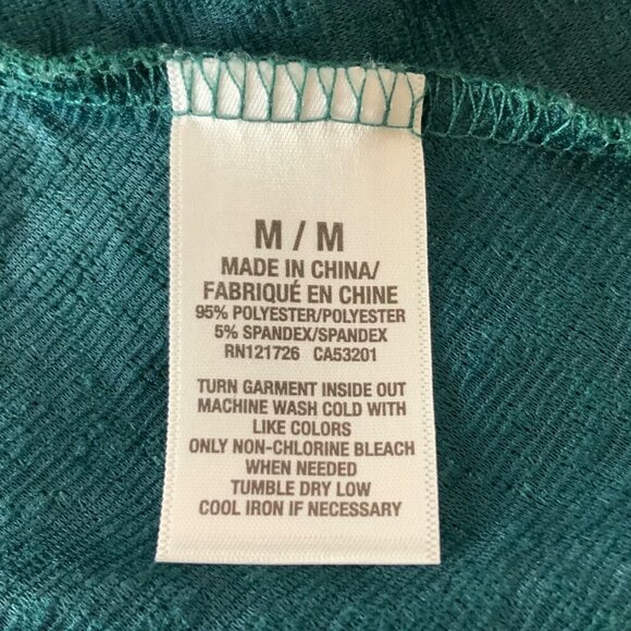 Prince & Fox Green Fit Flare Skater Dress Size Medium Polyester Spandex - Picture 4 of 4